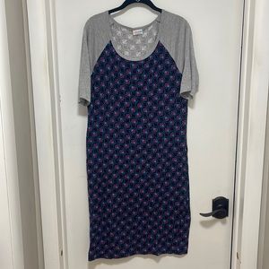 LuLaRoe Julia Dress size XL